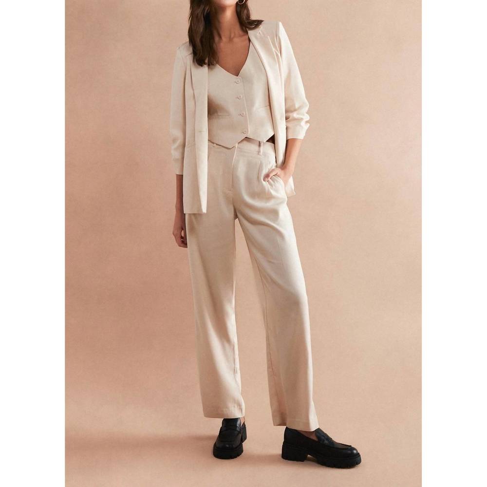 Z SUPPLY lucy twill pant in ecru - like new